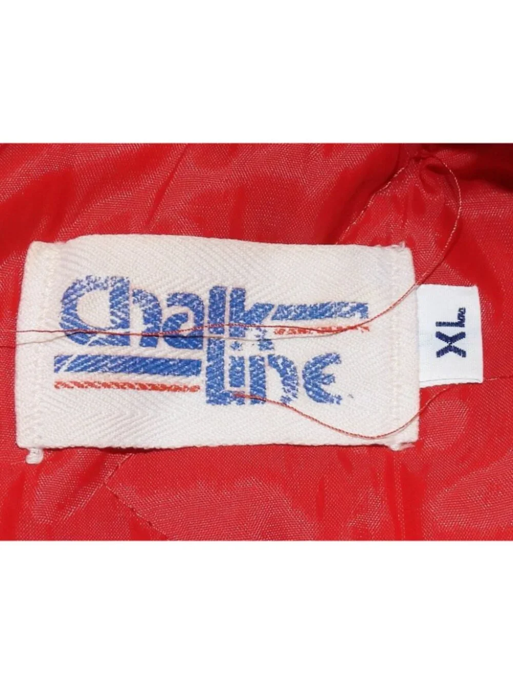 Vintage San Francisco 49ers Chalkline Satin Bomber Jacket XL Made in USA